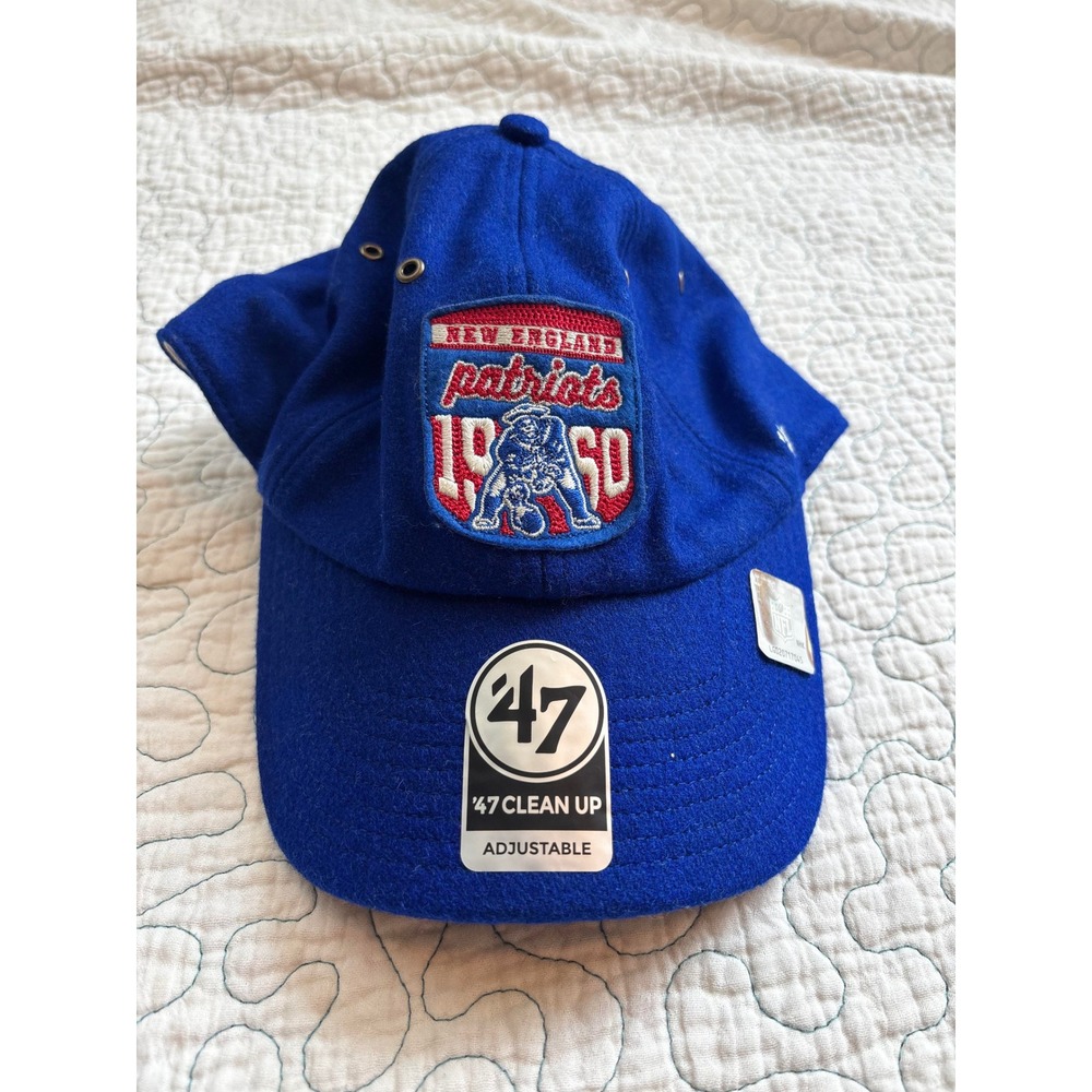 Stoney Clover Lane 47 Brand New England Patriots 1960 Blue Adjustable Hat Cap